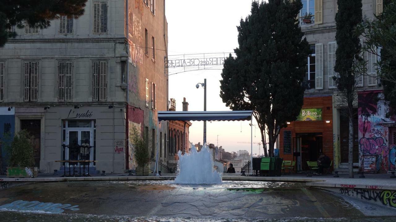 Quartier Des Createurs "La Plaine Cours Julien" Chambre Privee Dans Appartement Menage Frequent Des Parties Commune Марсель Екстер'єр фото